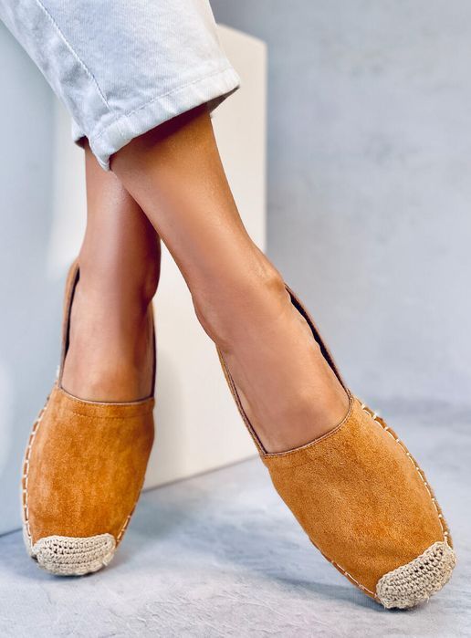 Espadryle Damskie Zahn Camel