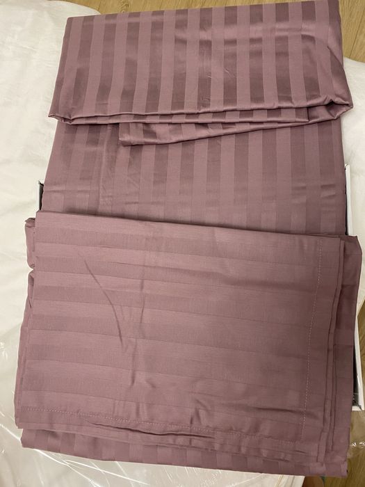 Комплект постільної білизни Tiare Євро Сатин Stripe 73