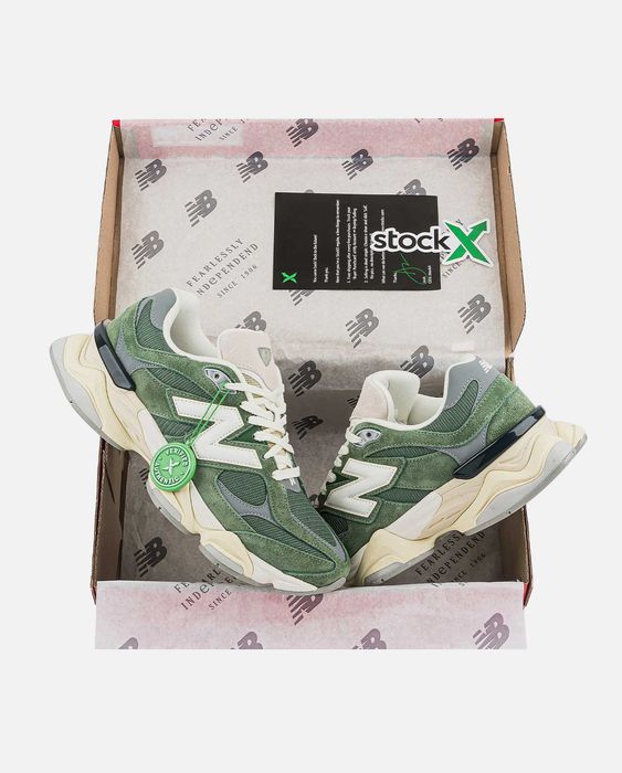 Мужские кроссовки New Balance 9060 "White Green" 41-45