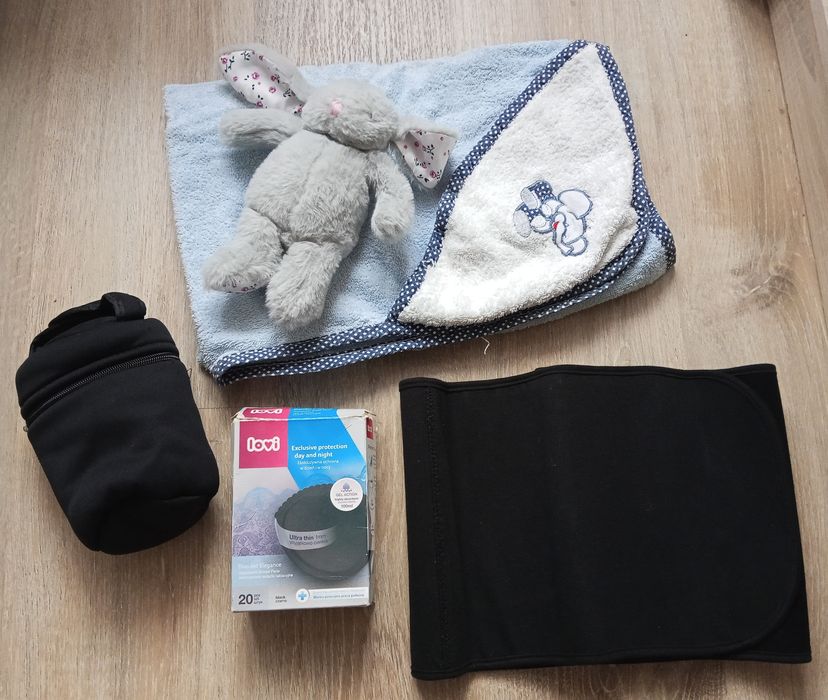 NOWY komplet do wózka+ 4 NOWE pajace 3D 56-62 cm