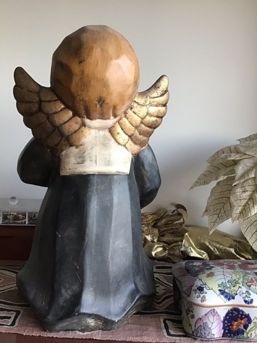 Anjo antigo  em barro