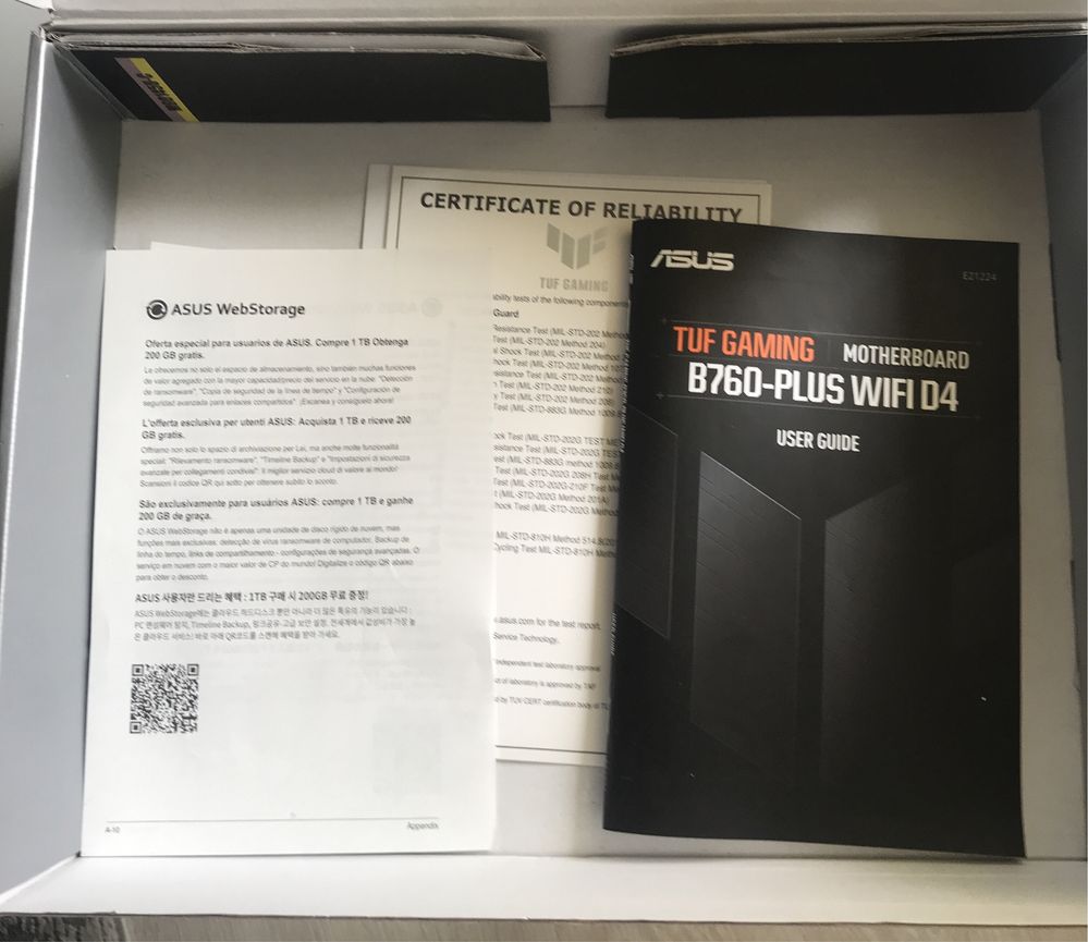 Płyta główna B760-PLUS WIFI D4 jeszcze na gwarancji