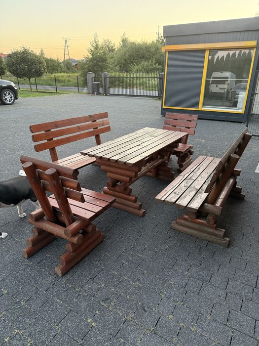 Meble ogrodowe 8 osob * solidne * duze *