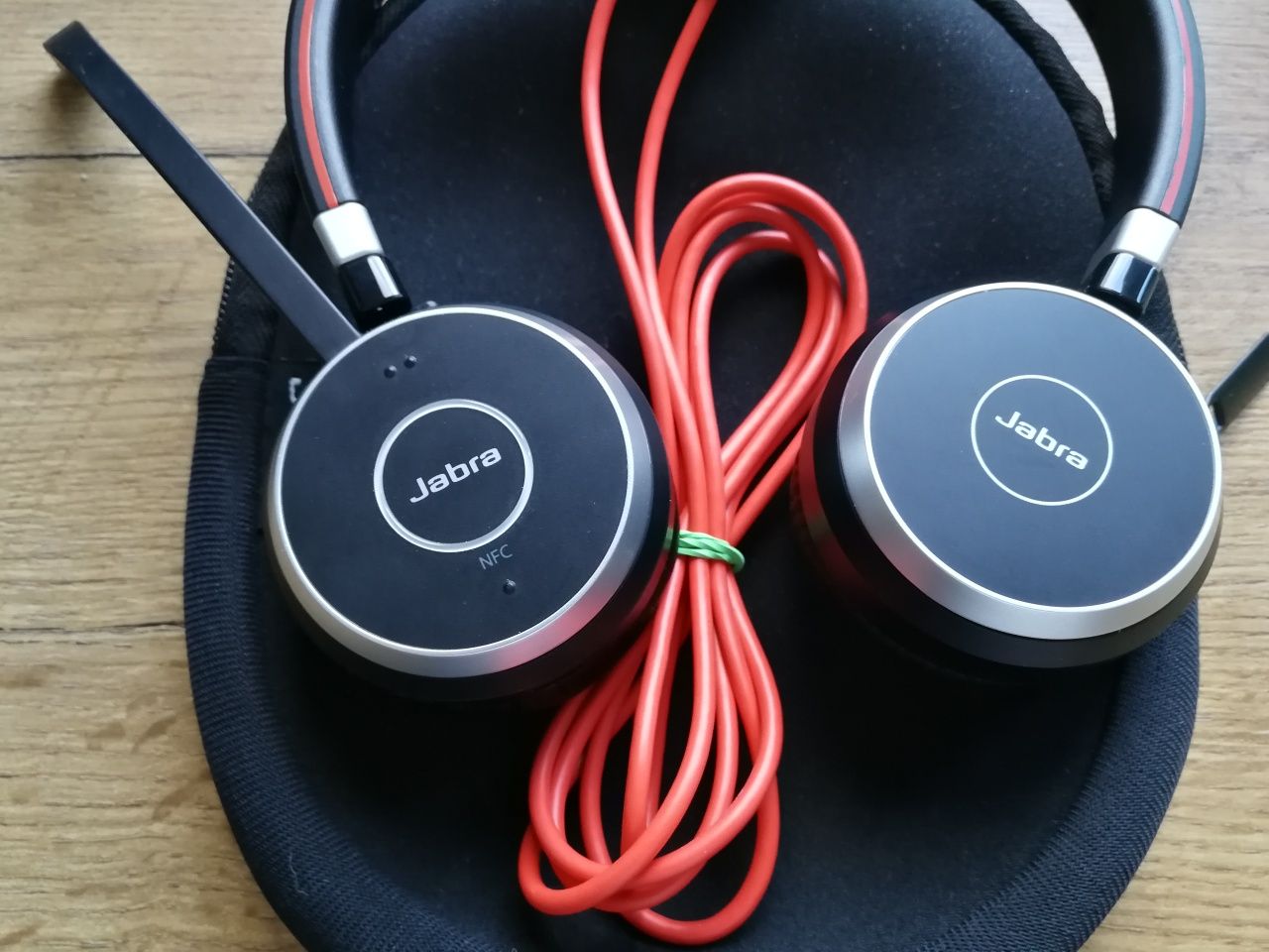 PROF headset Jabra Evolve 65 MS w dobrym stanie wizualnym i techniczny