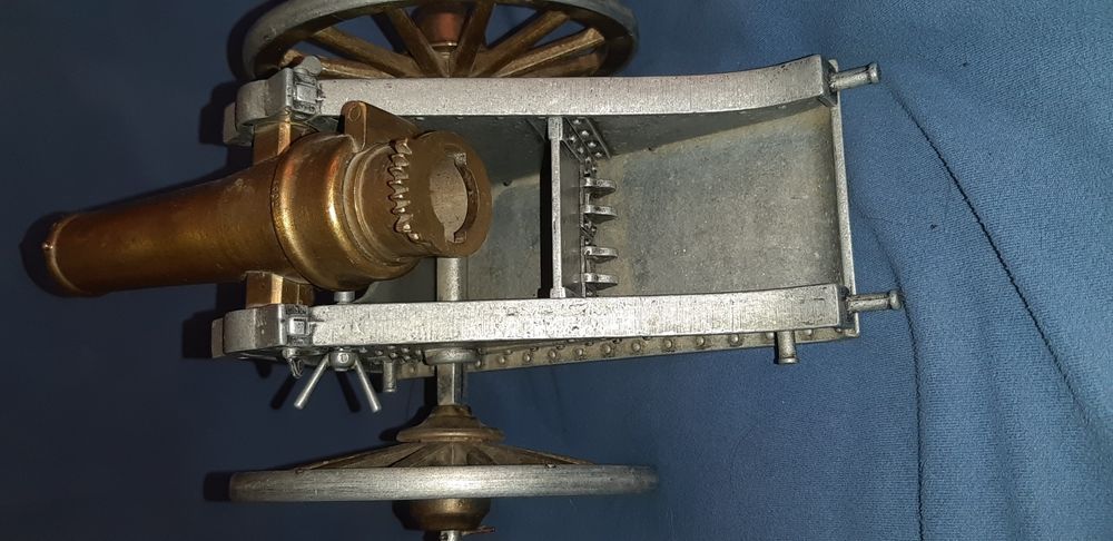 Armata moździerz duża miniatura Mortero 1895 szabla bagnet