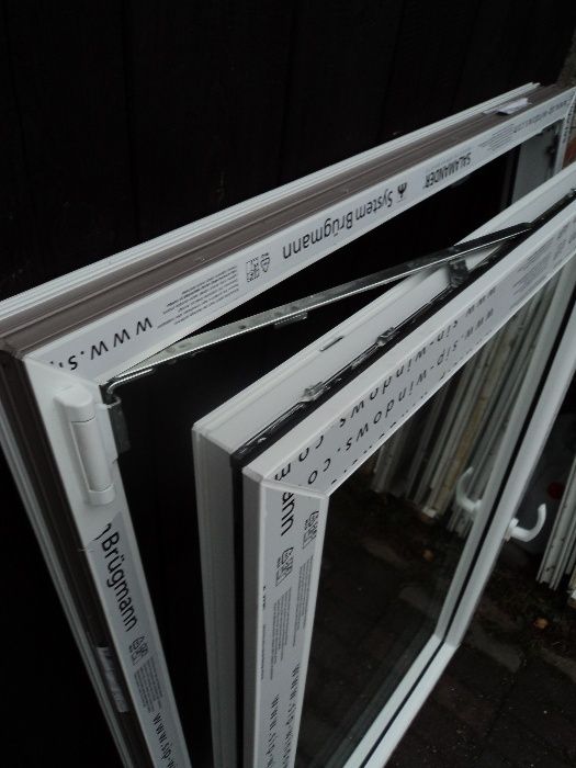 Okna pcv nowe sz100x140wys Brugmann 7-komor - 10szt