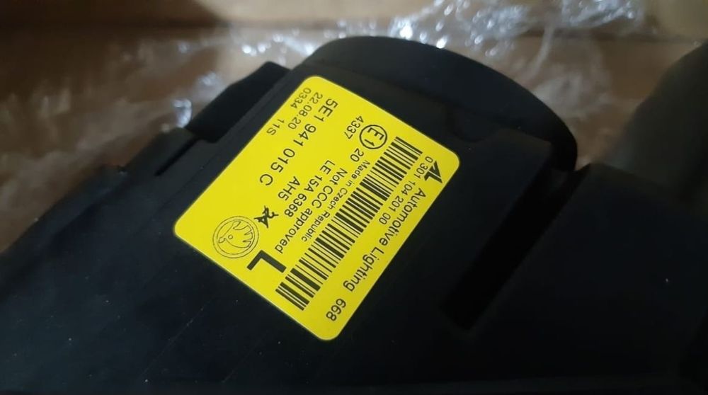 Lampa lewa Skoda Octacia I 5E1 Lift Zwykła H7 EU Nowa Oryg