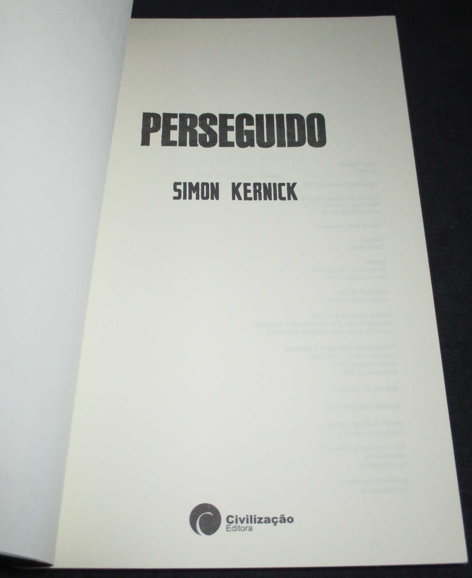 Livro Perseguido Simon Kernick