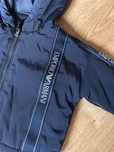 Czarna Chłopięca kurtka przechodnia Emporio Armani 68cm 9m