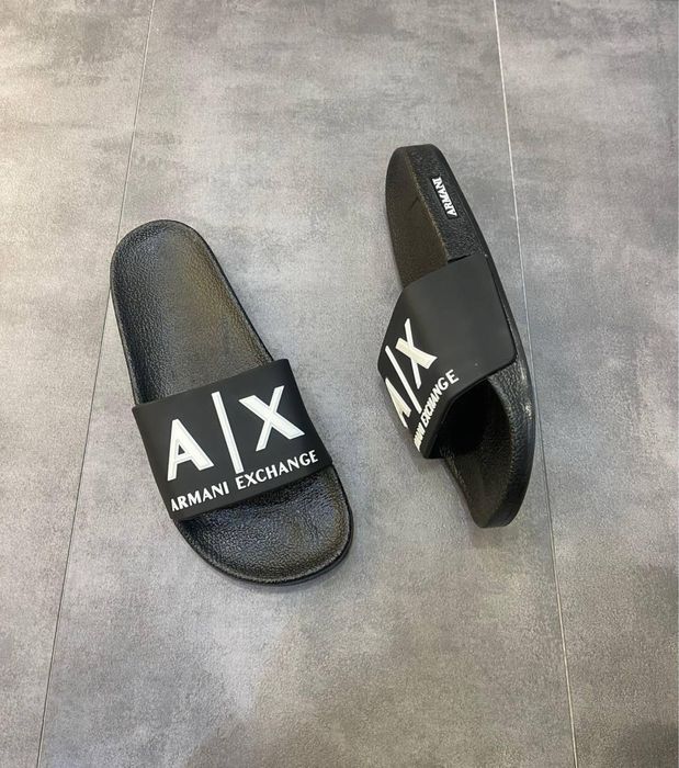 Чоловічі сланці шльопки тапки boss armani louis