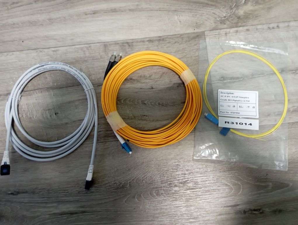 Патчкорды r&m cat.6 AWG24 3м, пигтейлы, опический lc-fc