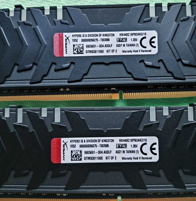 Kingston HyperX Predator DDR4 4000 mhz 2x8 Gb