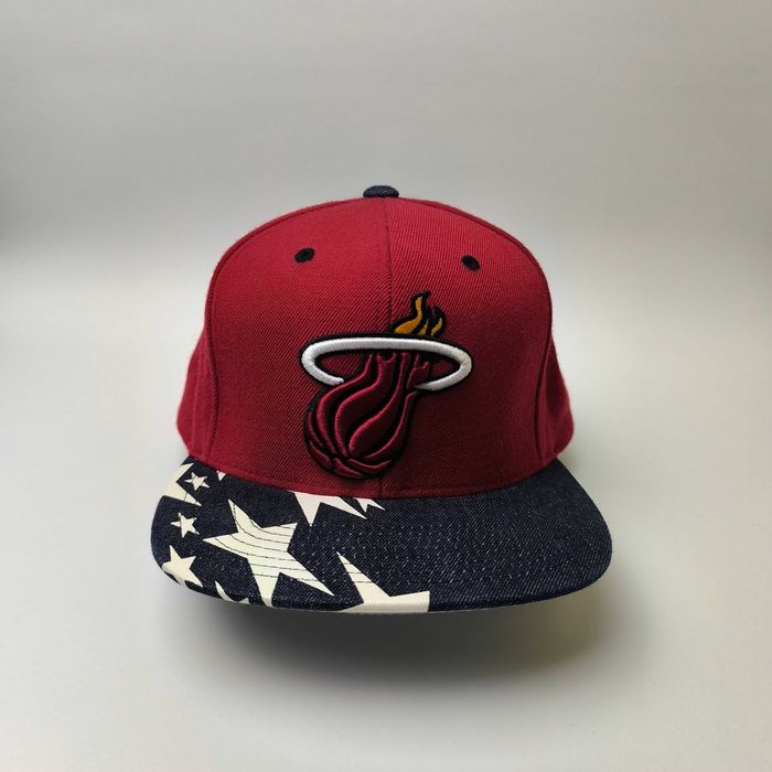 NBA Miami Heat Mitchell&Ness кепка бейсболка