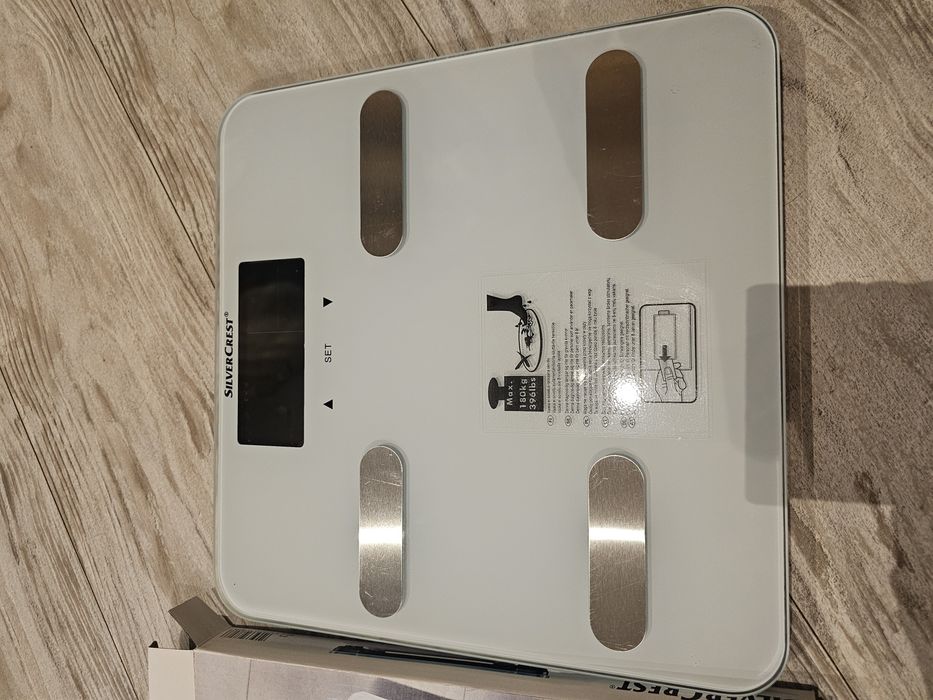 Waga łazienkowa Waga elektryczna SilverCrest SPWD 180 waga diagnostyka