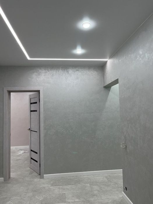 Натяжні стелі під ключ. Чистий монтаж пістолетом. Швидко та не дорого