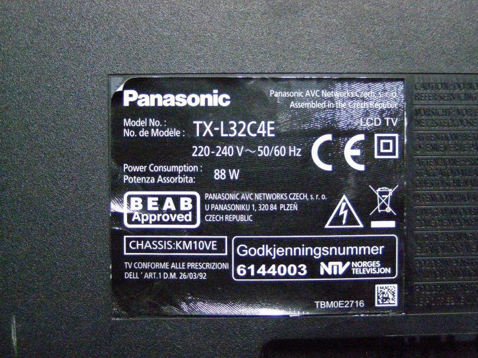 Для TV Panasonic TX-L32C4E