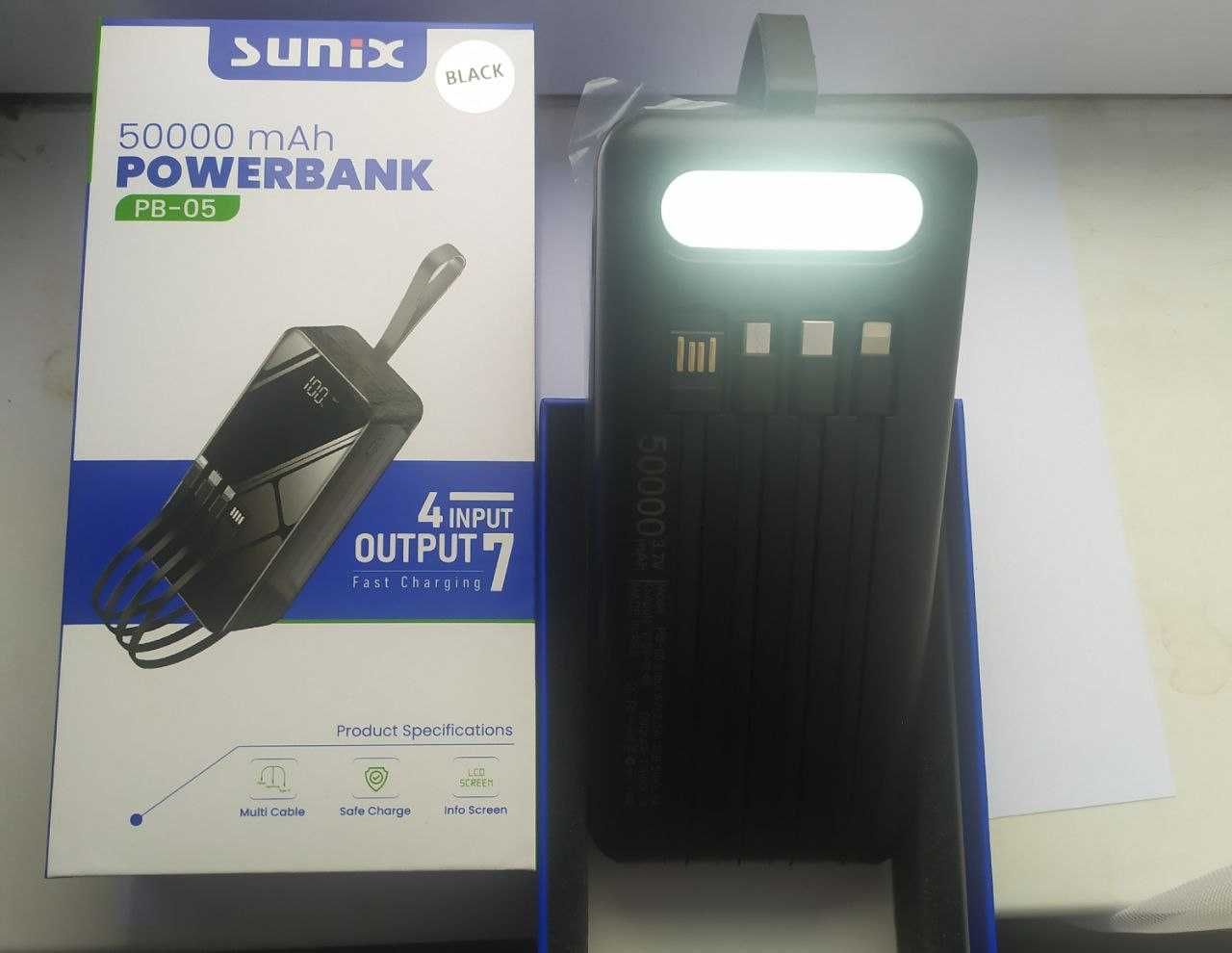 PowerBank 50 000mAh Sunix, підходить для роутера!!!