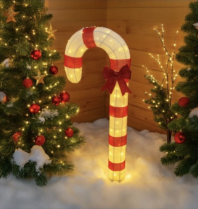 Ozdoba laska cukrowa LED 1,2m