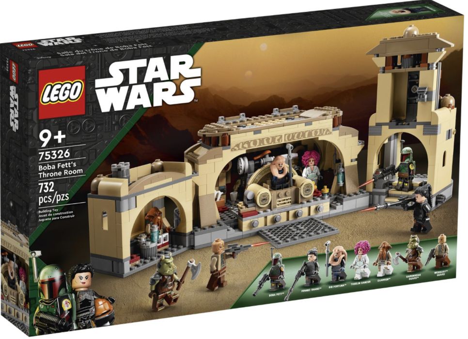 LEGO 75326 Star Wars - Sala tronowa Boby Fetta