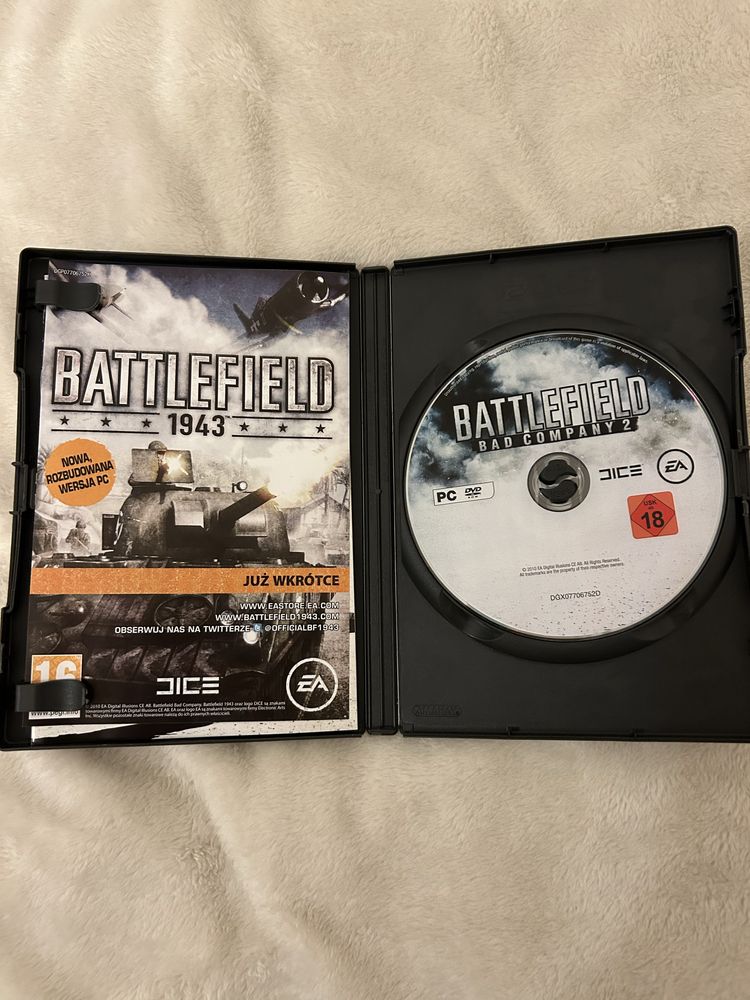 4 gry z serii Battlefield - Hardline, 2, 3 , Bad Company 2