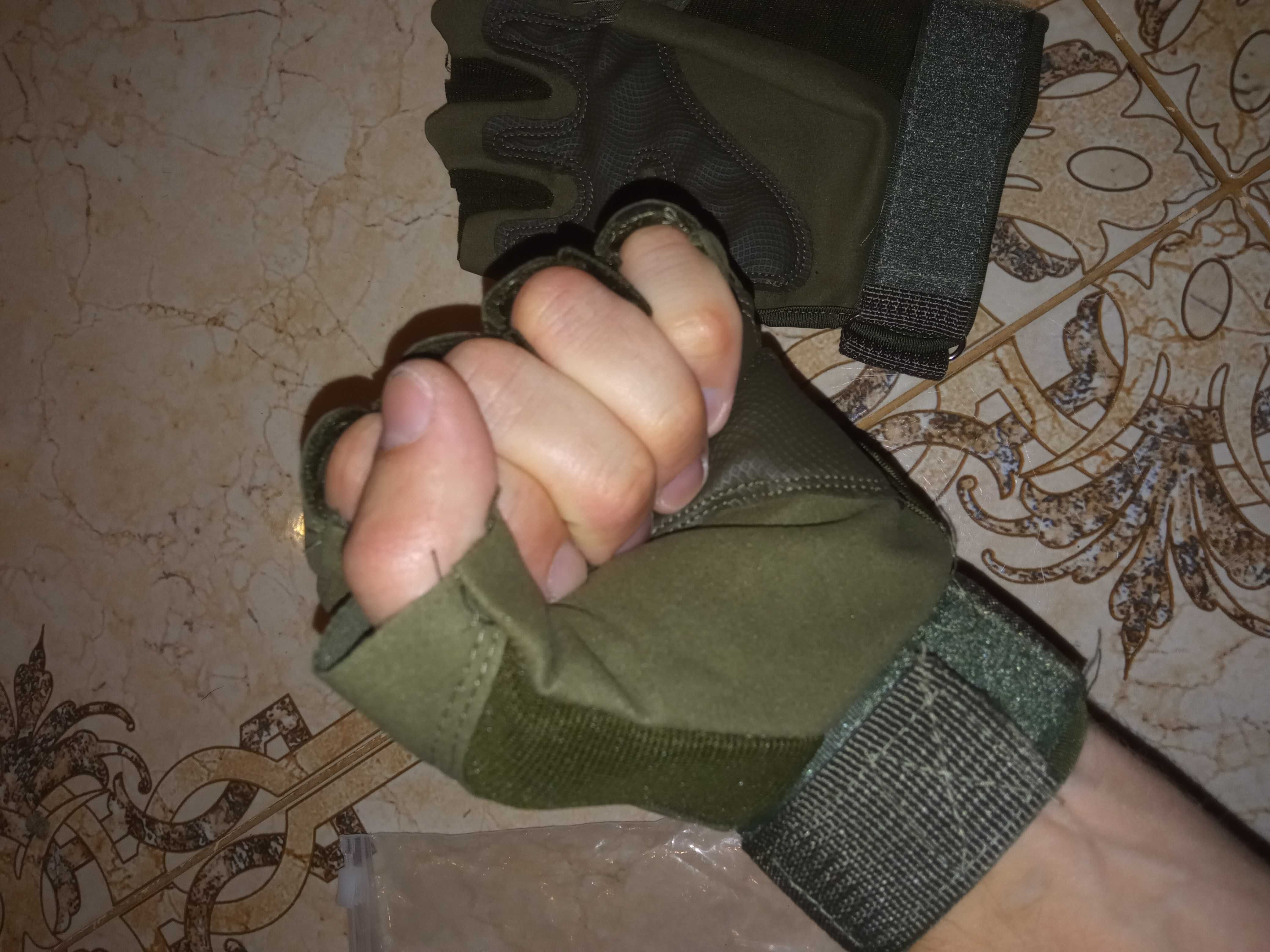 Тактичні перчатки без пальців