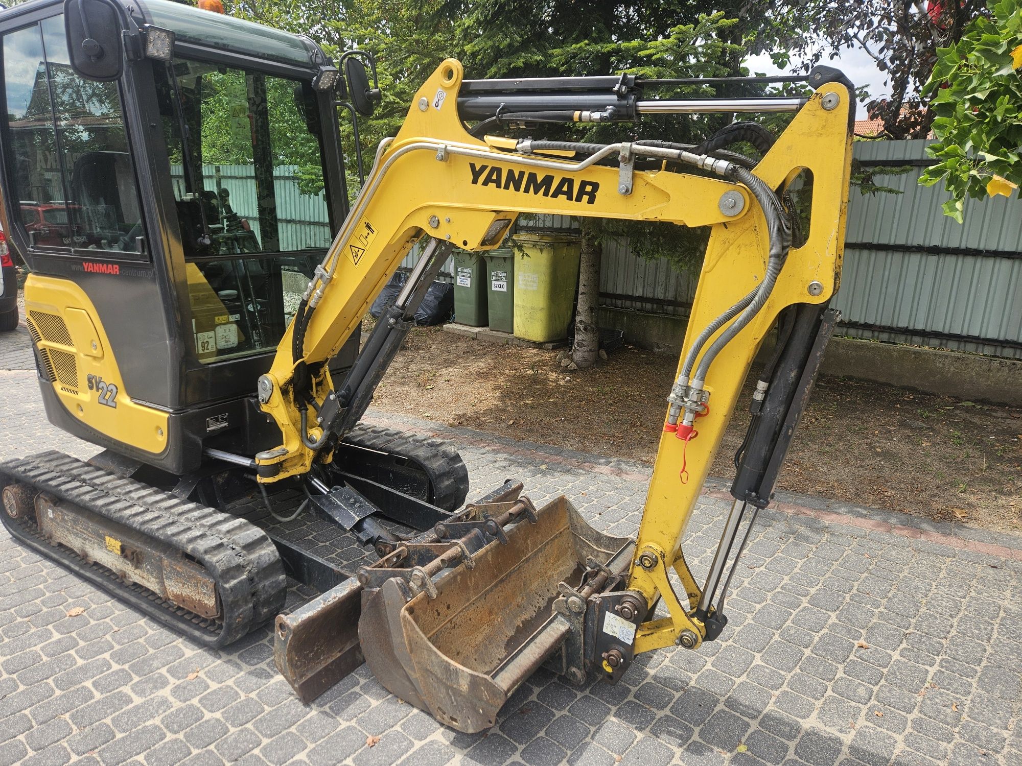 Minikoparka Yanmar SV 22 Advance