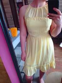Letnia sukienka damska słonecznikowa