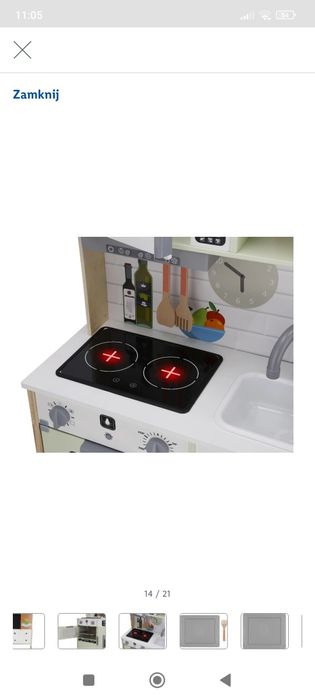 Kuchnia drewniana dziecięca Lidl lupilu Playtive