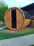 Sauna ogrodowa beczka