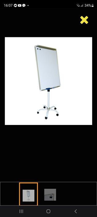 Фліпчарт мобільний 100×70 на колесах