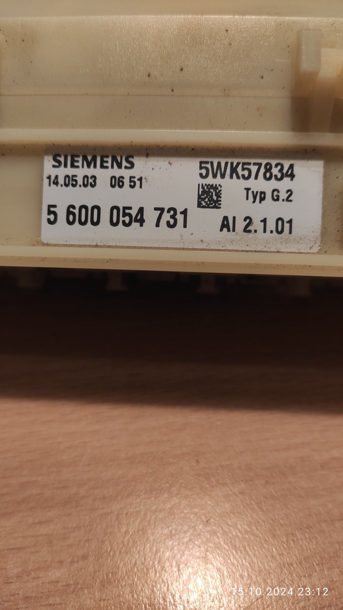 Moduł sterujący zmywarki Bosch Siemens