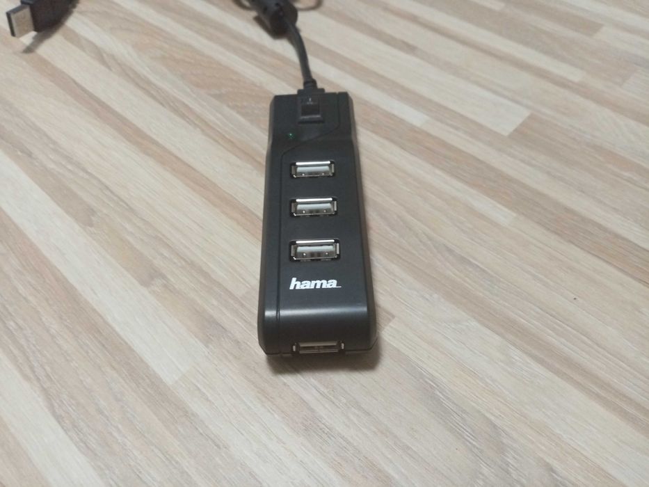 USB 2.0 Hub HAMA 4 wejścia adapter USB