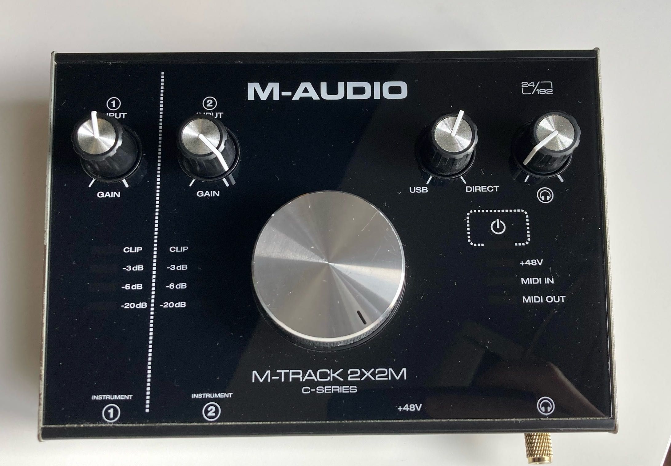 Interface de áudio-Produção musical: M-TRACK 2X2M (M-AUDIO)