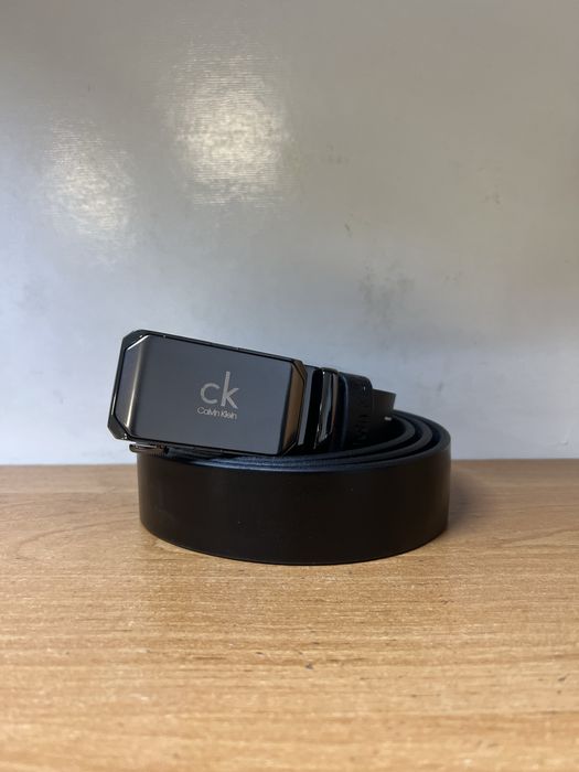 Чоловічий Ремінь Calvin Klein (CK) Чорний, Автоматична Пряжка