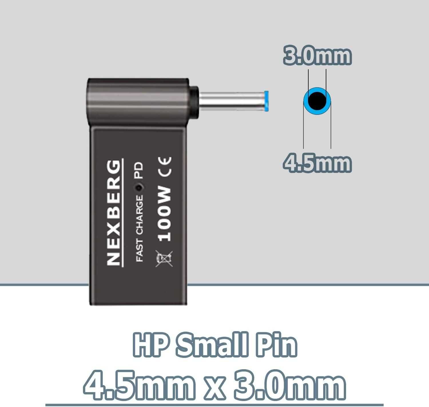 Carregador/Adaptador USB Female Type-C to Male DC - NOVO