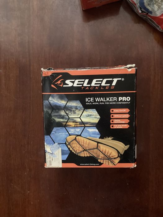 противоскользящие накладки на обувь Select Tackles Ice Walker Pro