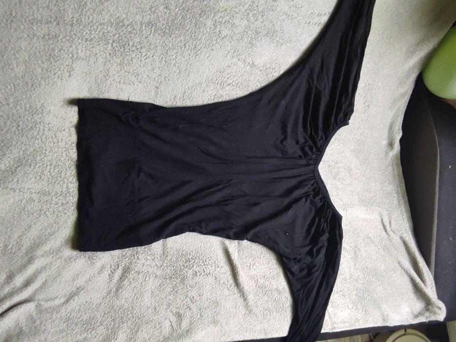 Czarna bluzka nietoperz