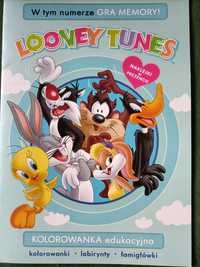 Looney tunes, kolorowanka edukacyjna