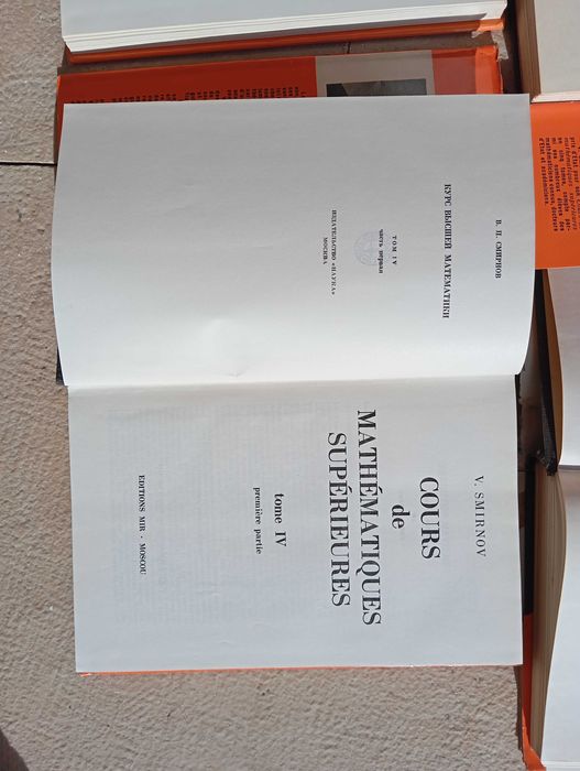 Cours de mathematiques superieures tome I, II, III, IV e V
