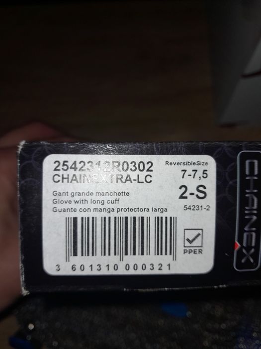 Rękawica ochronna metalowa masarska honeywell chainextra-lc, rozmiar S