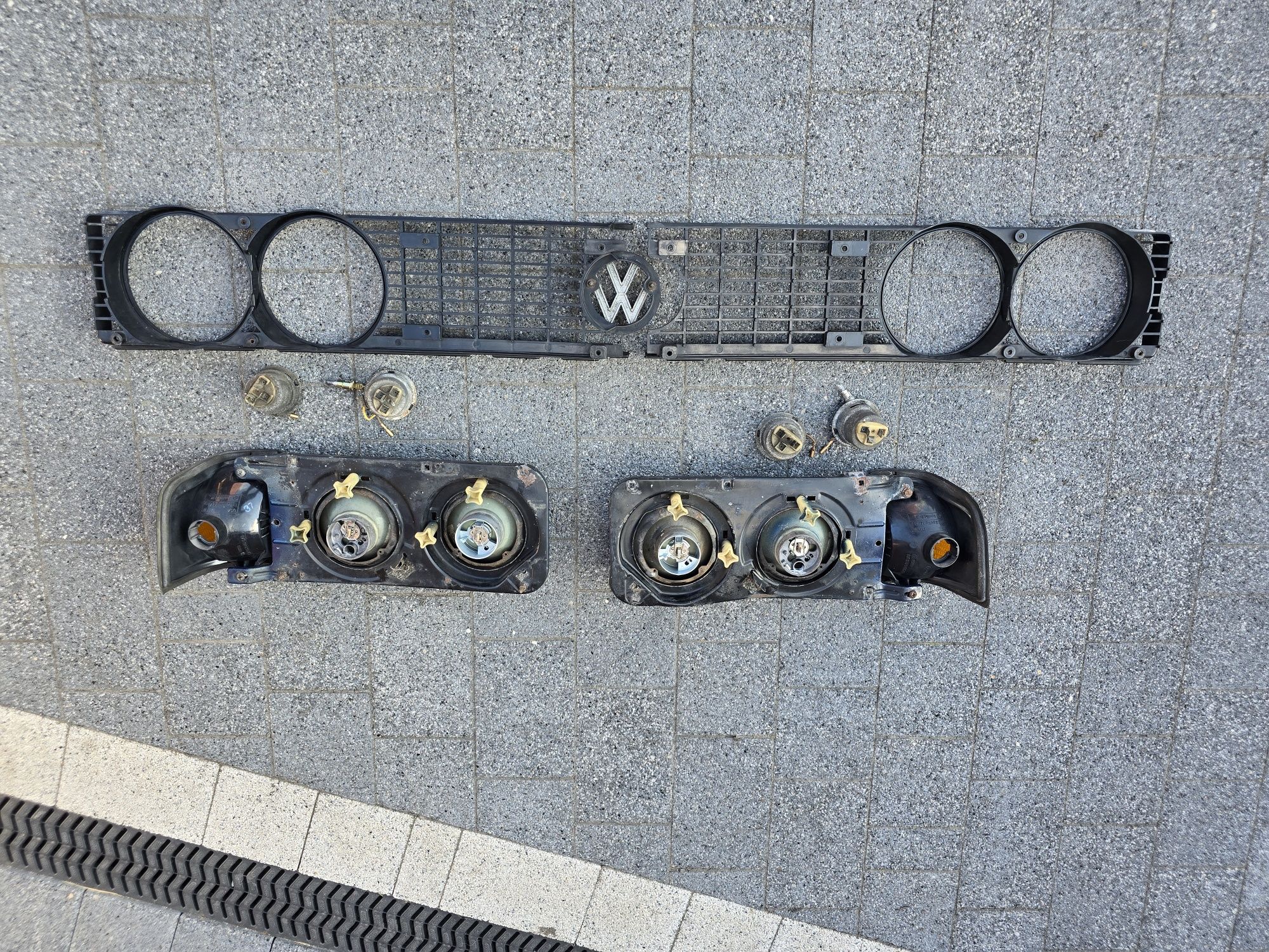 Vw Scirocco MkI Front Lampy Gril kierunkowskazy Scirocco 1