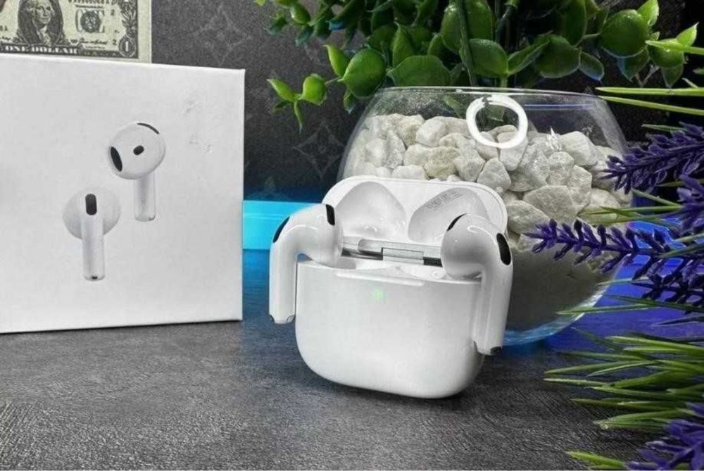 AirPods 4 - Безпроводні навушники, гарної якості + чохол в подарунок