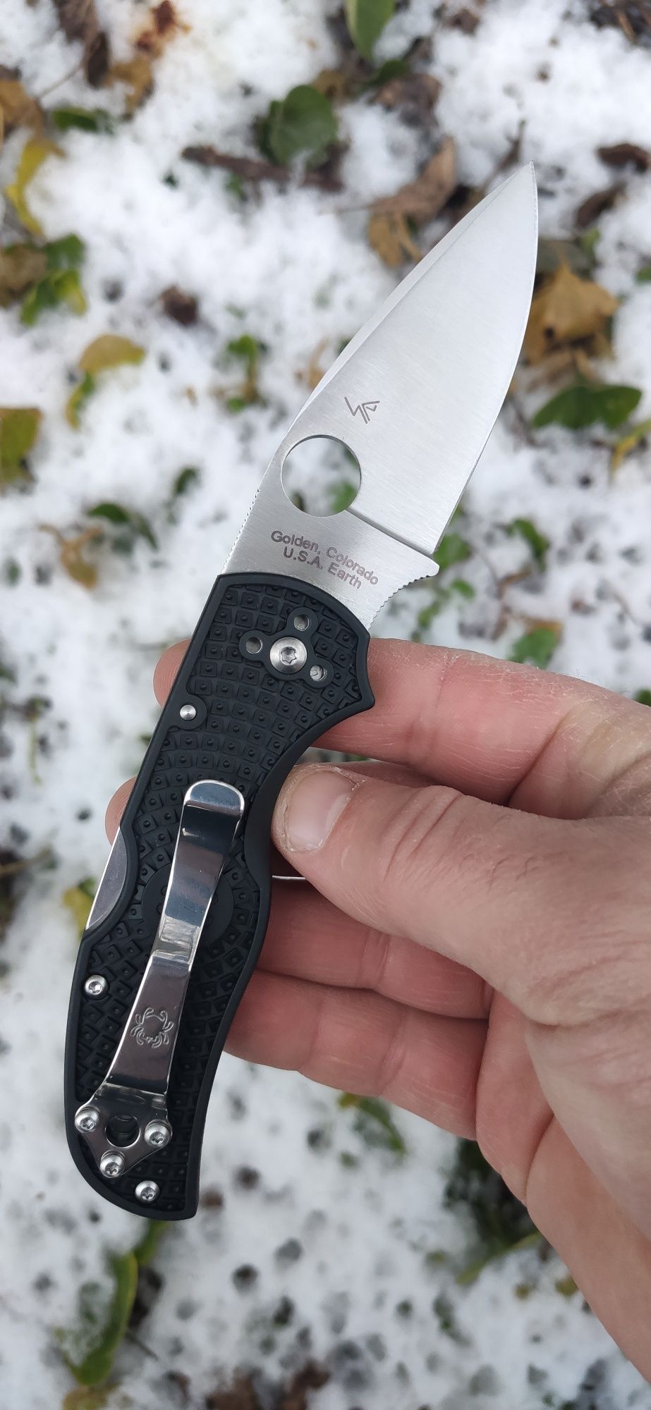 Spyderco NATIVE 5 C41 D2,карманный лом от спайдерко,Military,Poliсе