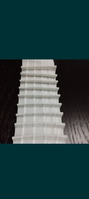 Taśma do firan i zasłon ołówek bawełniana wys 7 cm 2,5:1 Rolka 16 m.