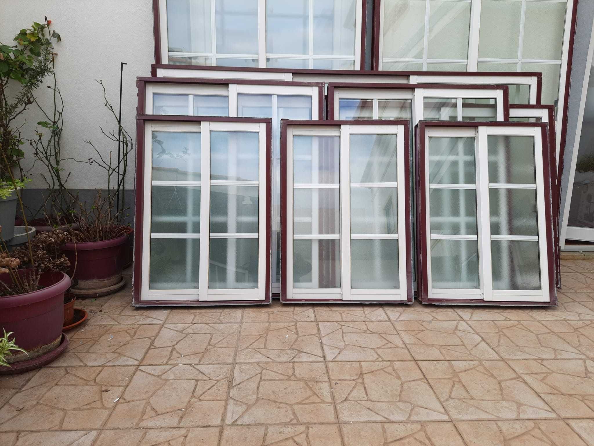 Portas e janelas aluminio conjunto