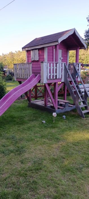 Domek drewniany dla dzieci