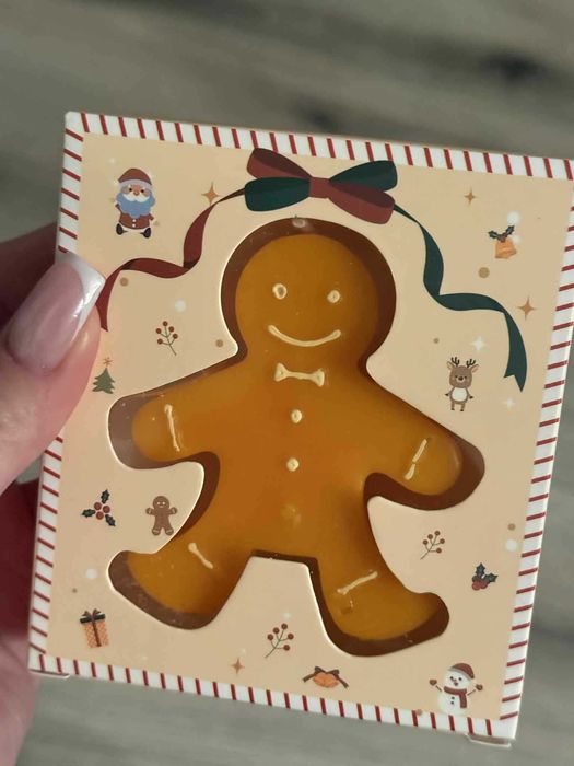 Świeca ludzik piernik pomysł na prezent świąteczny upominek