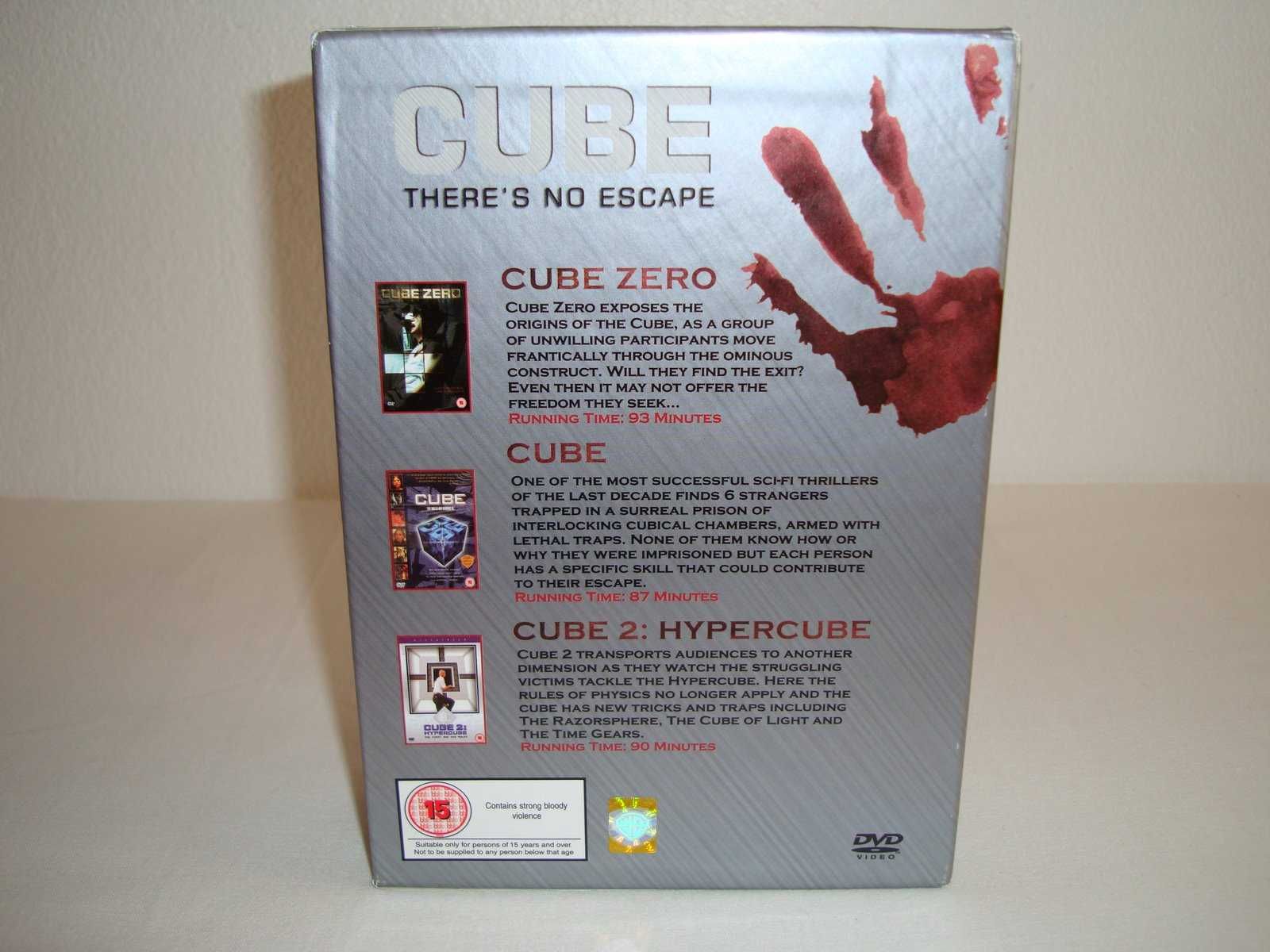 Cubo Trilogia DVD UK Edição Especial