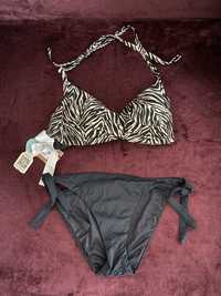 Bikini kostium kąpielowy dwuczęściowy Calzedonia zebra rozmiar S