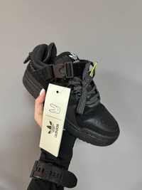 Жіночі чоловічі кросівки Adidas Forum low x Bad Bunny Black р36-45
